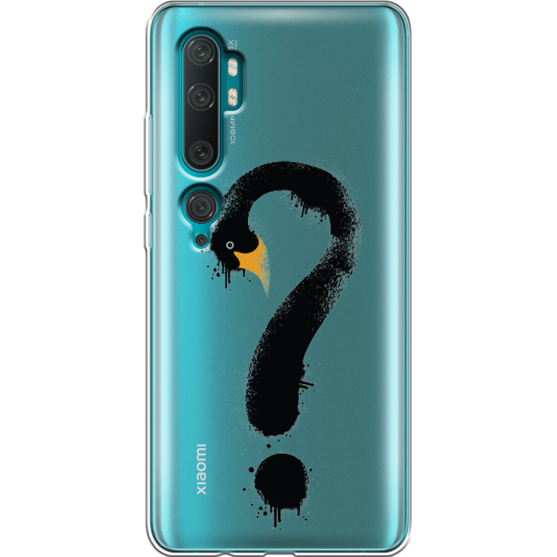 Прозрачный чехол Uprint Xiaomi Mi Note 10 / Mi Note 10 Pro Swan question