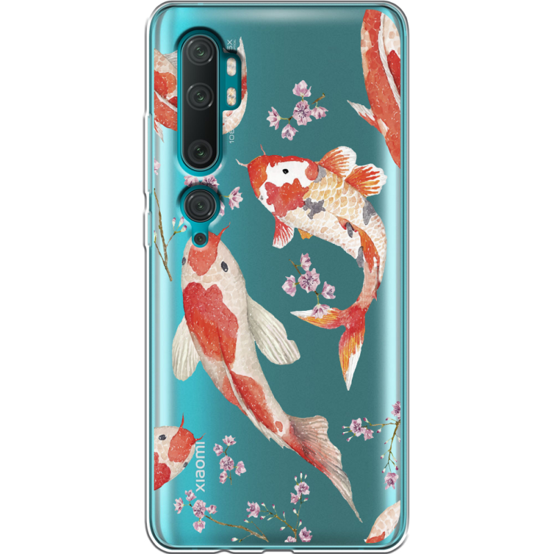 Прозрачный чехол Uprint Xiaomi Mi Note 10 / Mi Note 10 Pro Japanese Koi Fish