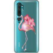 Прозрачный чехол Uprint Xiaomi Mi Note 10 / Mi Note 10 Pro Floral Flamingo