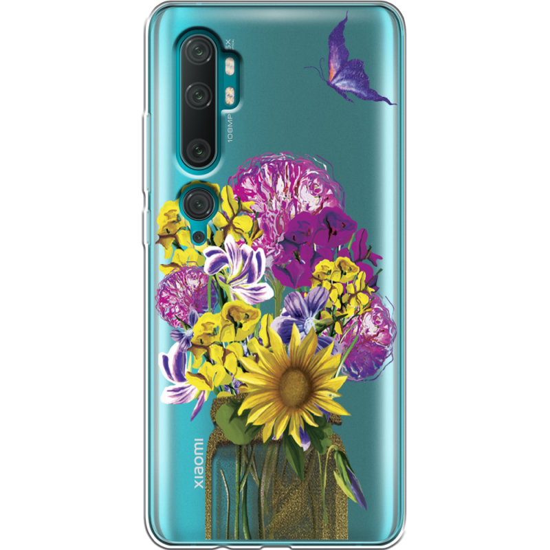 Прозрачный чехол Uprint Xiaomi Mi Note 10 / Mi Note 10 Pro My Bouquet