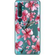 Прозрачный чехол Uprint Xiaomi Mi Note 10 / Mi Note 10 Pro Pink Magnolia