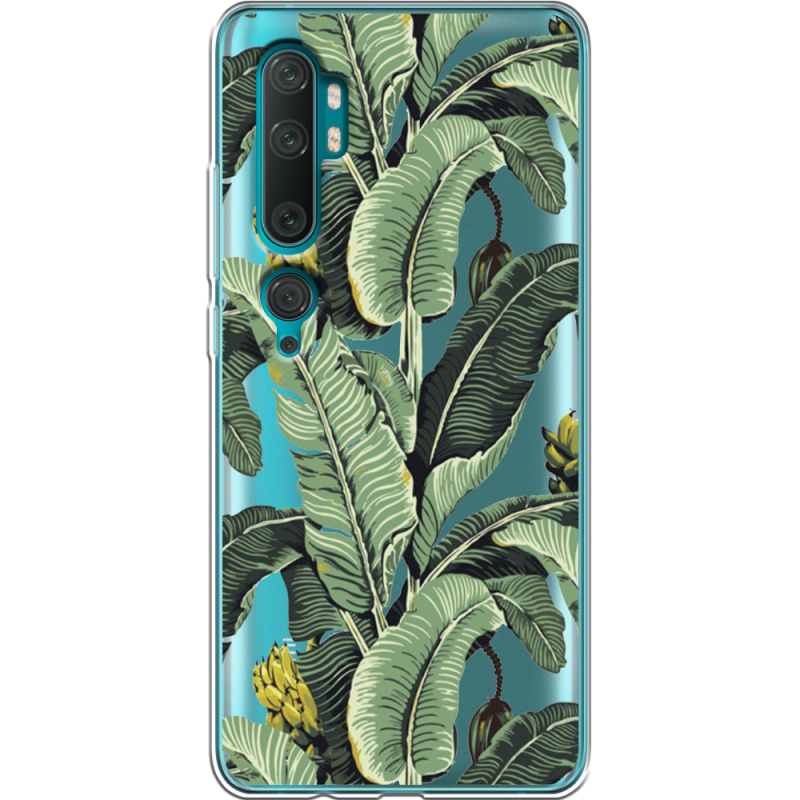 Прозрачный чехол Uprint Xiaomi Mi Note 10 / Mi Note 10 Pro Banana Leaves