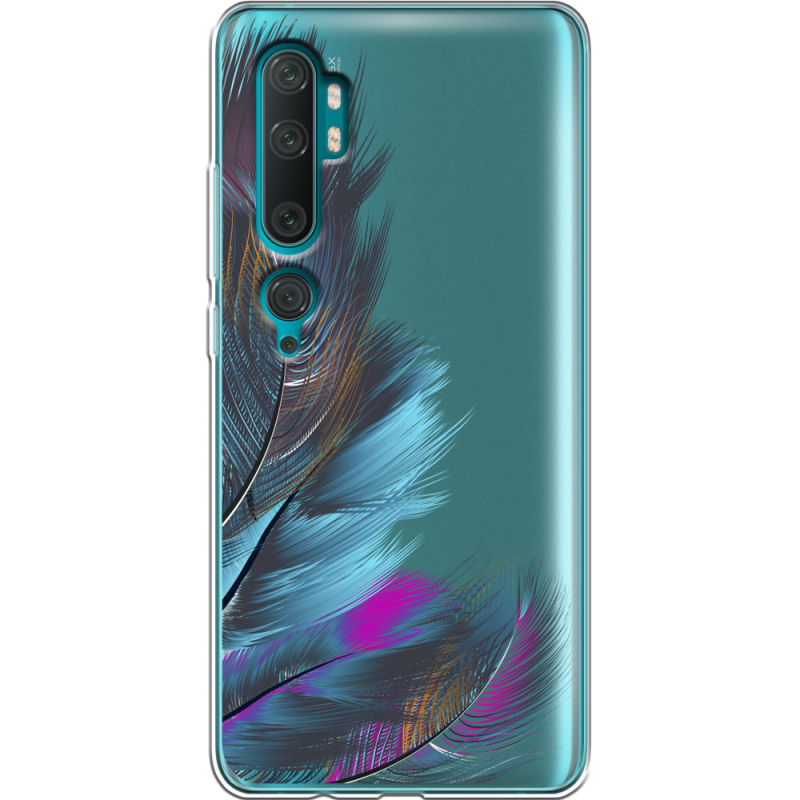 Прозрачный чехол Uprint Xiaomi Mi Note 10 / Mi Note 10 Pro Feathers