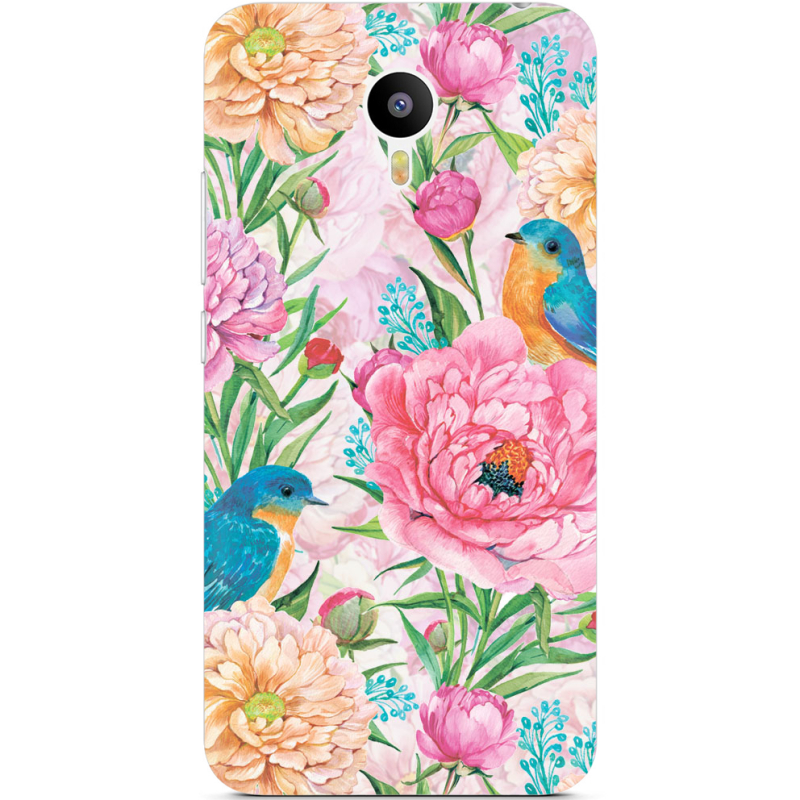 Чехол Uprint Meizu M3 Note Birds in Flowers