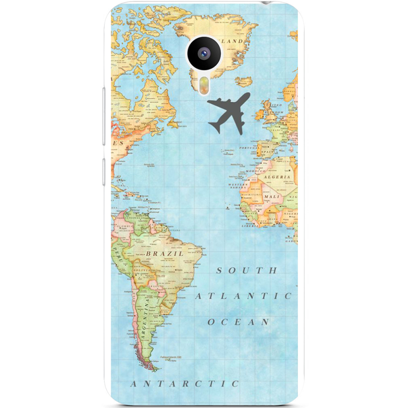 Чехол Uprint Meizu M3 Note Карта