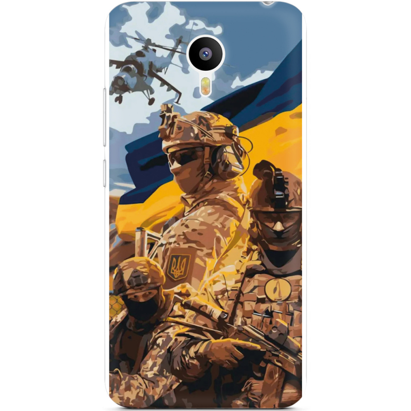 Чехол Uprint Meizu M3 Note Воїни ЗСУ