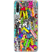 Чехол Uprint Huawei P Smart Pro Multicolored Inscriptions