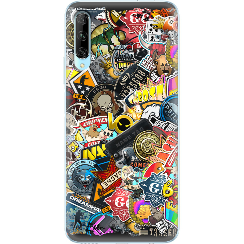 Чехол Uprint Huawei P Smart Pro CS:Go Stickerbombing