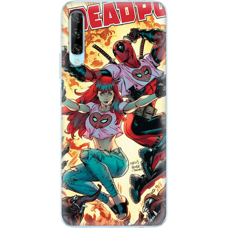 Чехол Uprint Huawei P Smart Pro Deadpool and Mary Jane