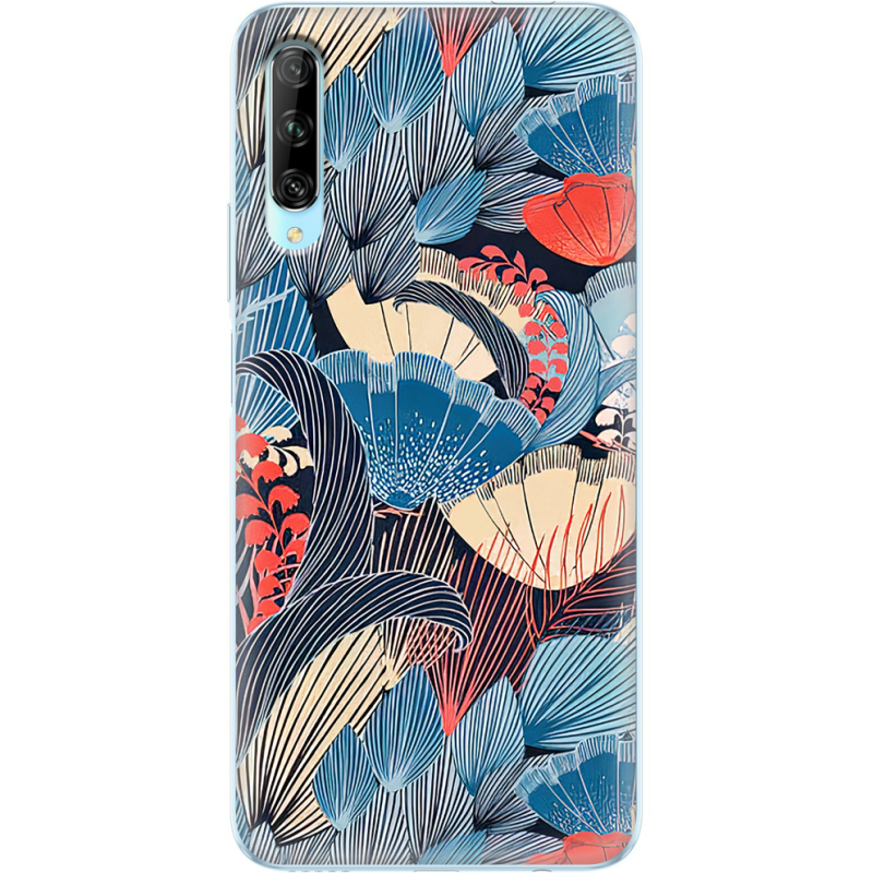 Чехол Uprint Huawei P Smart Pro Blue Herb