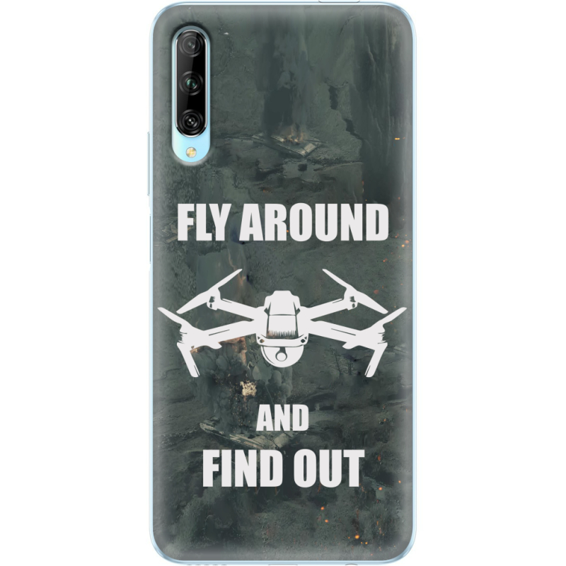 Чехол Uprint Huawei P Smart Pro Дрон Fly Around