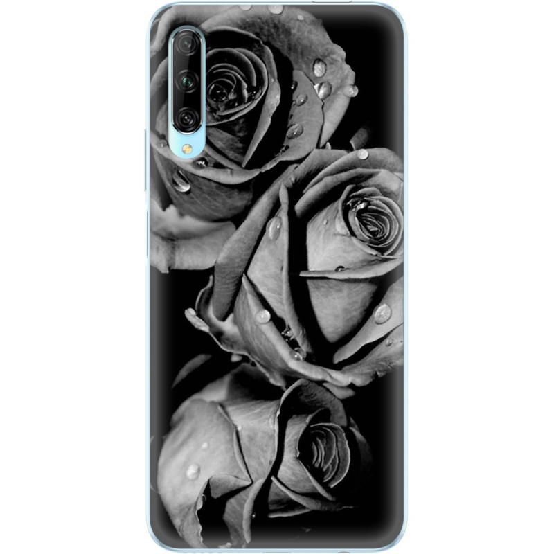 Чехол Uprint Huawei P Smart Pro Black and White Roses