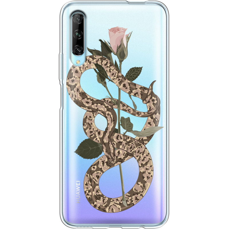 Прозрачный чехол Uprint Huawei P Smart Pro Glamor Snake