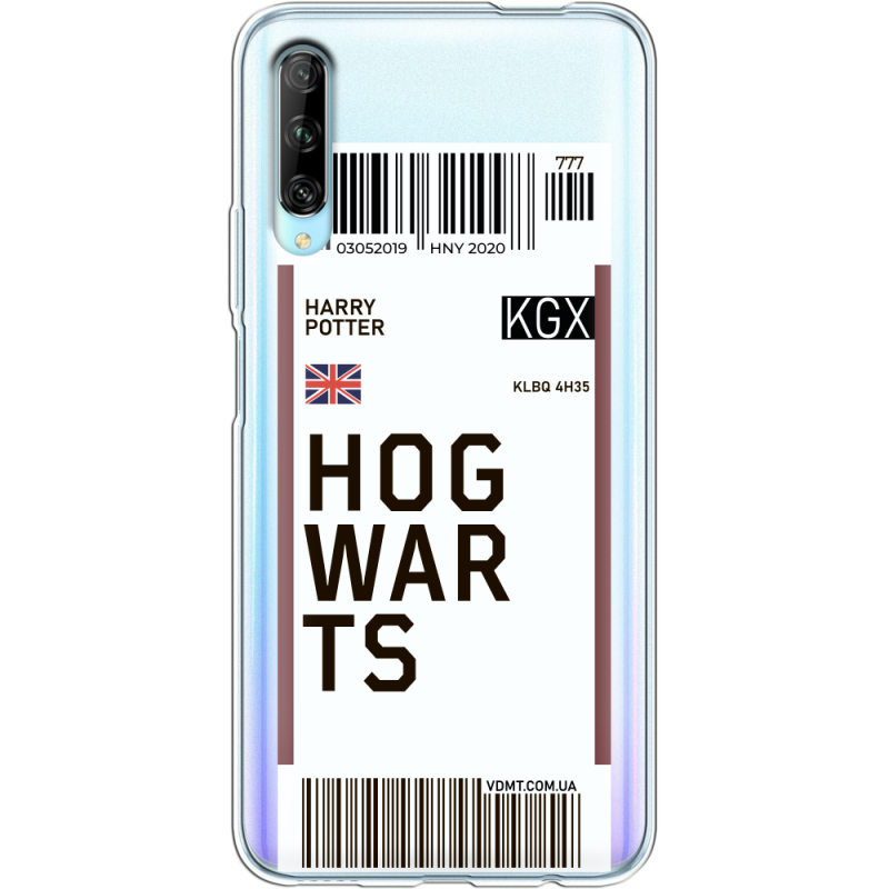 Прозрачный чехол Uprint Huawei P Smart Pro Ticket Hogwarts