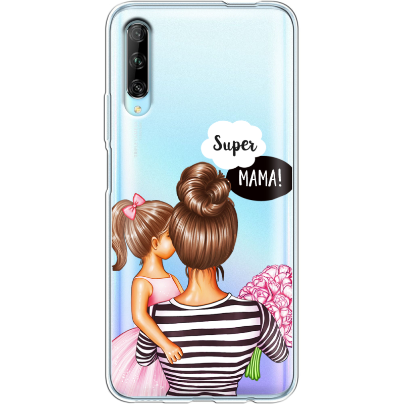 Прозрачный чехол Uprint Huawei P Smart Pro Super Mama and Daughter