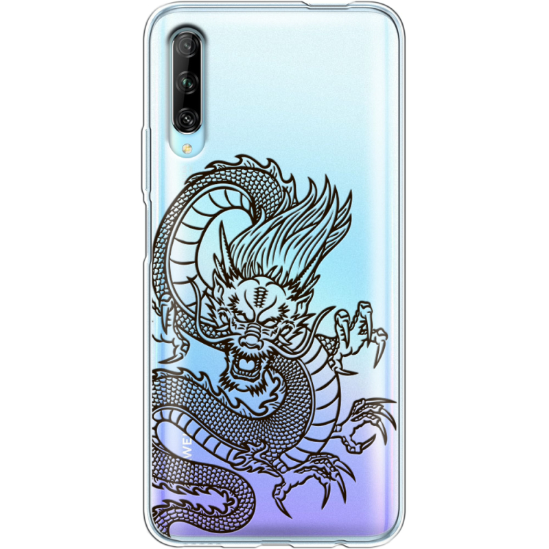 Прозрачный чехол Uprint Huawei P Smart Pro Chinese Dragon