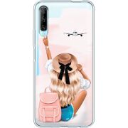 Прозрачный чехол Uprint Huawei P Smart Pro Travel Girl