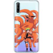 Прозрачный чехол Uprint Huawei P Smart Pro Naruto and Kurama