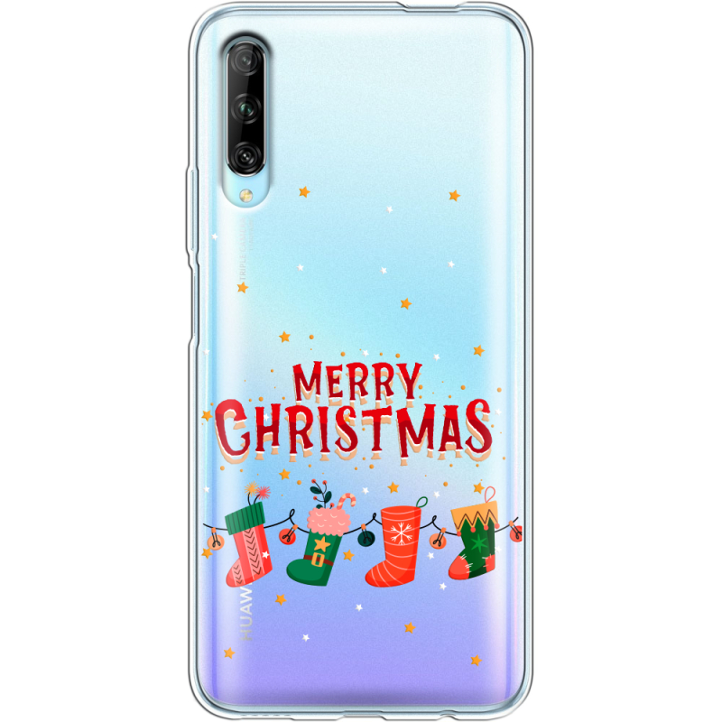 Прозрачный чехол Uprint Huawei P Smart Pro Merry Christmas