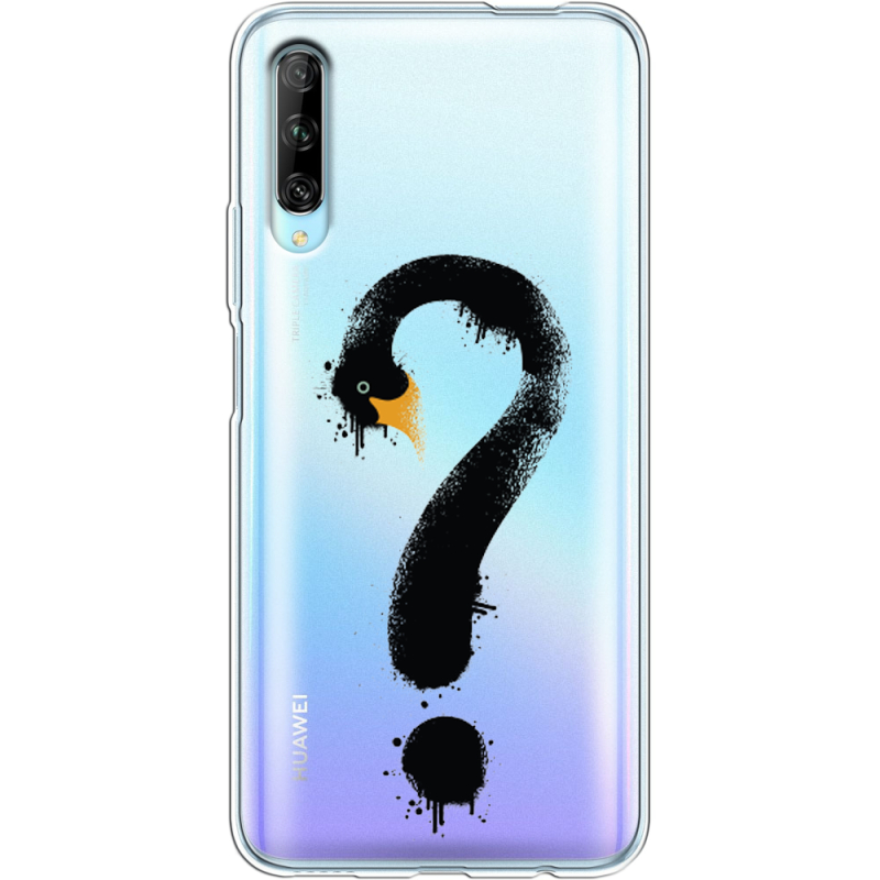 Прозрачный чехол Uprint Huawei P Smart Pro Swan question