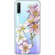 Прозрачный чехол Uprint Huawei P Smart Pro Cherry Blossom