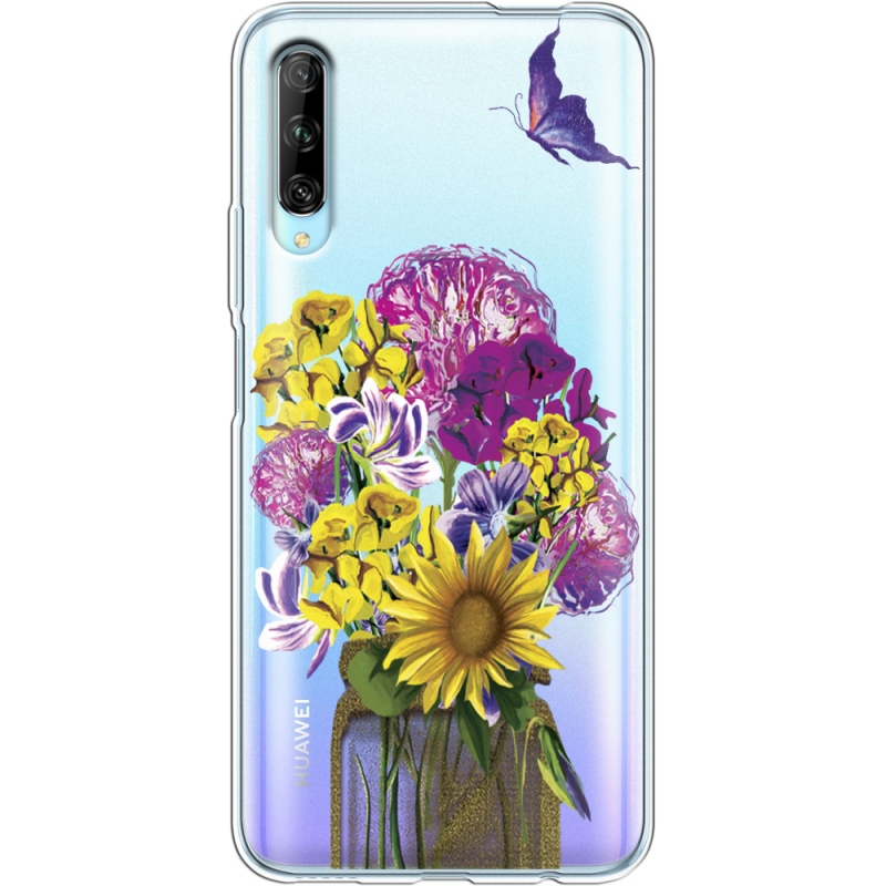 Прозрачный чехол Uprint Huawei P Smart Pro My Bouquet