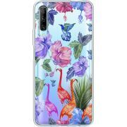 Прозрачный чехол Uprint Huawei P Smart Pro Flamingo