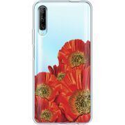 Прозрачный чехол Uprint Huawei P Smart Pro Red Poppies