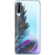 Прозрачный чехол Uprint Huawei P Smart Pro Feathers