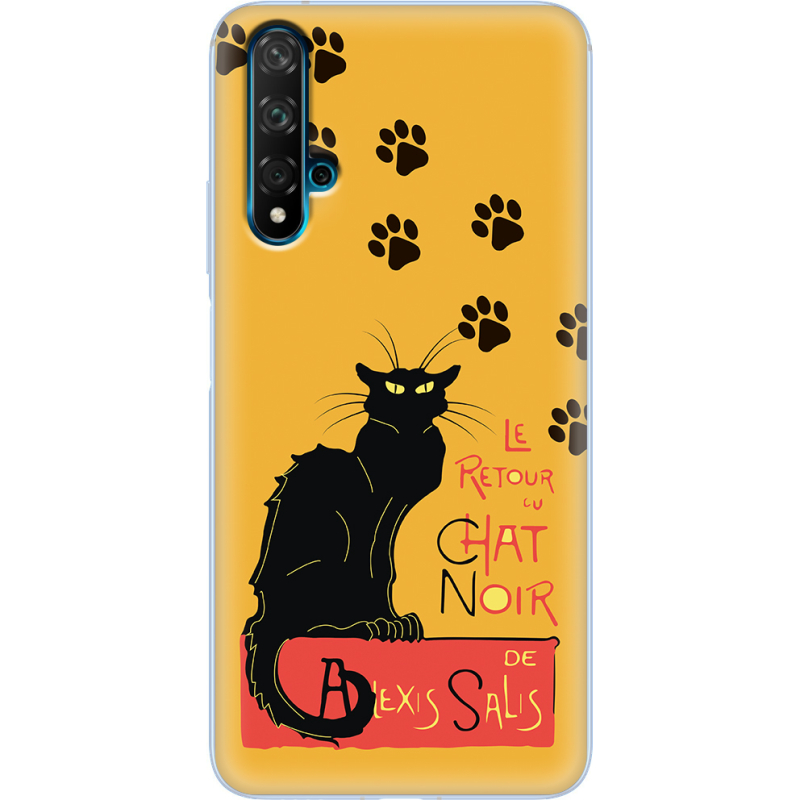 Чехол Uprint Huawei Nova 5T Noir Cat