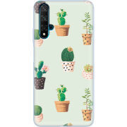 Чехол Uprint Huawei Nova 5T L-green Cacti