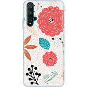 Чехол Uprint Huawei Nova 5T Line Flowers