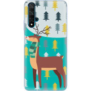 Чехол Uprint Huawei Nova 5T Foresty Deer