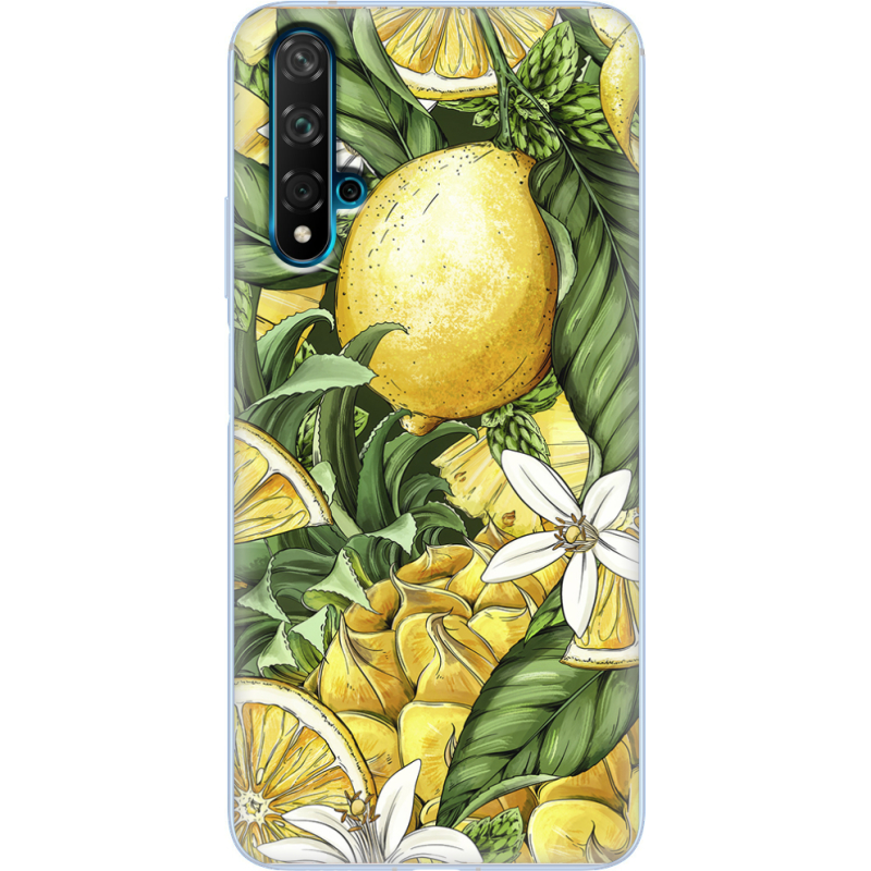 Чехол Uprint Huawei Nova 5T Lemon Pattern