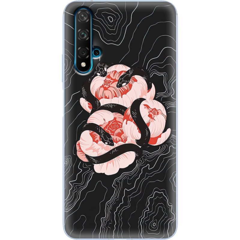 Чехол Uprint Huawei Nova 5T Snake Rose