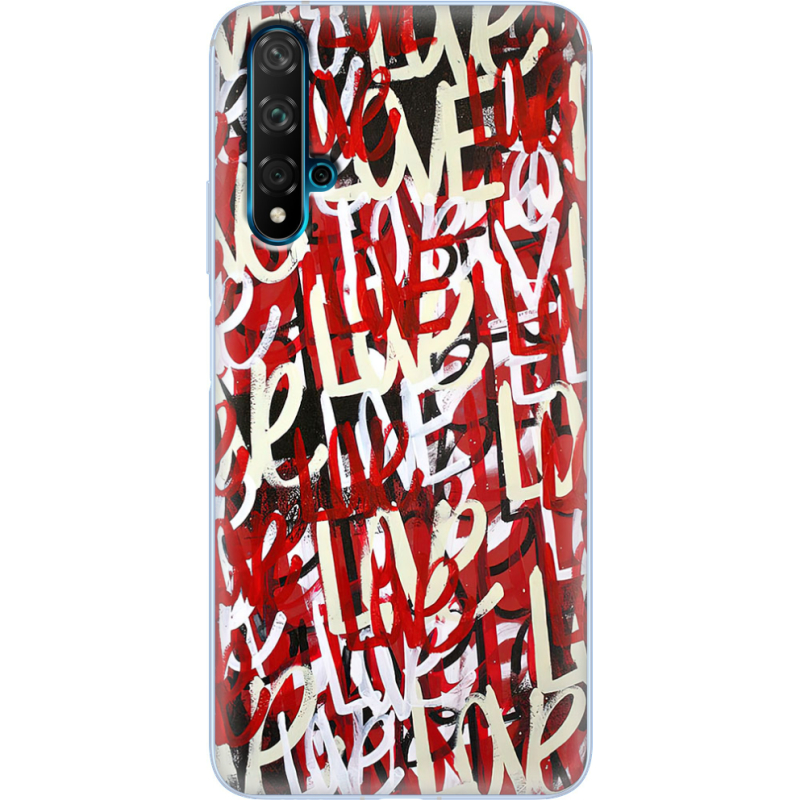 Чехол Uprint Huawei Nova 5T Love Graffiti