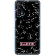Чехол Uprint Huawei Nova 5T Blackpink автограф