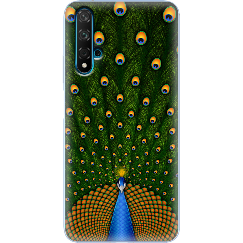 Чехол Uprint Huawei Nova 5T Peacocks Tail