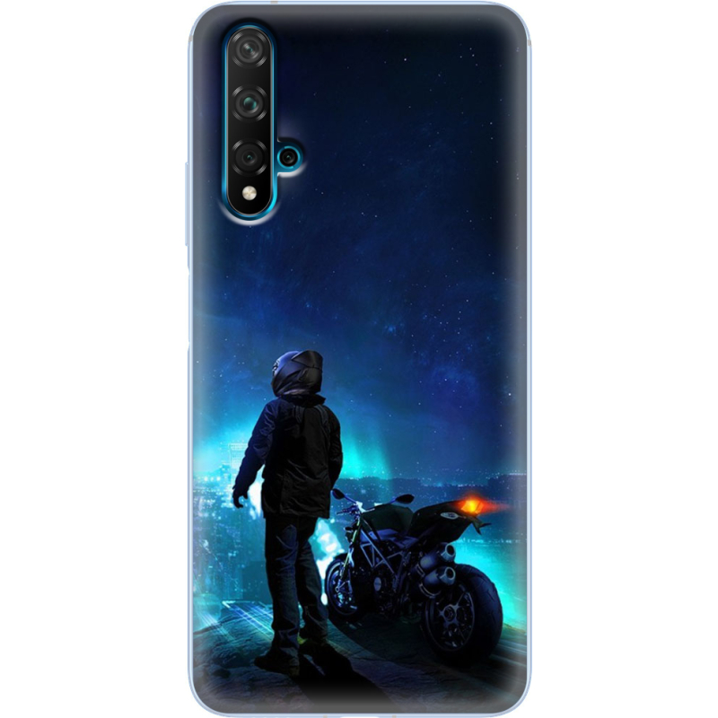 Чехол Uprint Huawei Nova 5T Motorcyclist