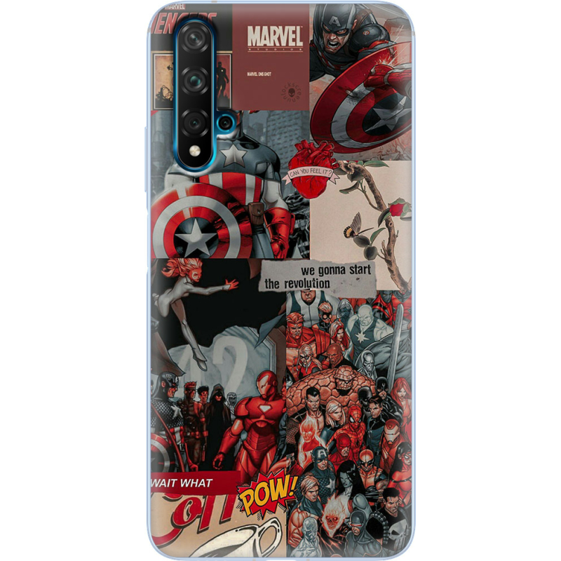 Чехол Uprint Huawei Nova 5T Marvel Avengers