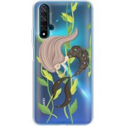 Прозрачный чехол Uprint Huawei Nova 5T Cute Mermaid
