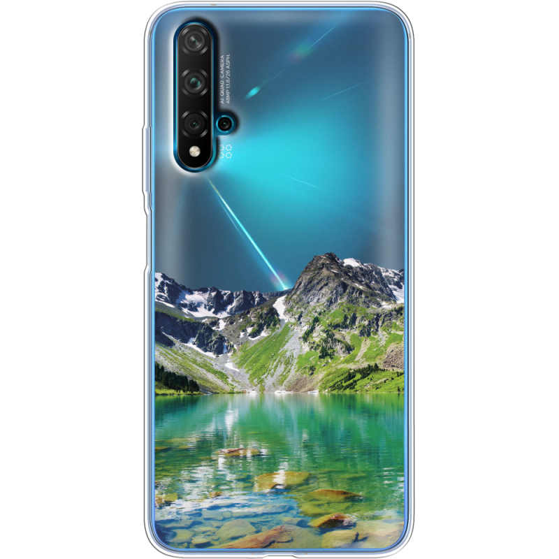 Прозрачный чехол Uprint Huawei Nova 5T Green Mountain