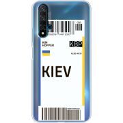Прозрачный чехол Uprint Huawei Nova 5T Ticket Kiev