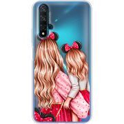 Прозрачный чехол Uprint Huawei Nova 5T Mouse Girls