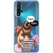 Прозрачный чехол Uprint Huawei Nova 5T Super Mama and Daughter