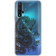 Прозрачный чехол Uprint Huawei Nova 5T Chinese Dragon