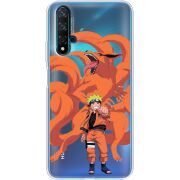 Прозрачный чехол Uprint Huawei Nova 5T Naruto and Kurama