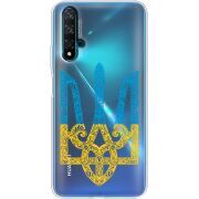 Прозрачный чехол Uprint Huawei Nova 5T Gold Trident