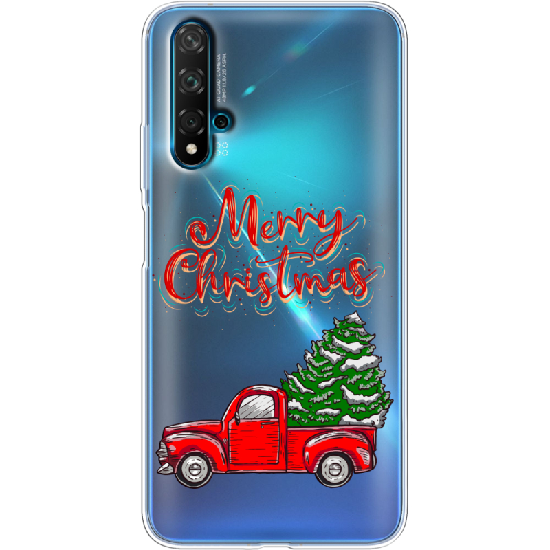 Прозрачный чехол Uprint Huawei Nova 5T Holiday Car