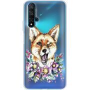 Прозрачный чехол Uprint Huawei Nova 5T Winking Fox